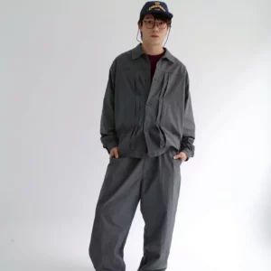 LC05 貳玖製造_ 日式壓摺設計襯衫套裝 /可拆買