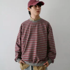 Korea｜條紋厚磅大學踢