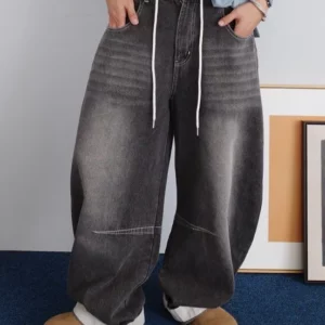 NV09 貳玖製造3D立體反摺牛仔褲