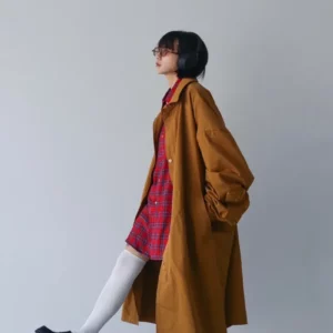 貳玖製造_ 日系重磅工裝長版風衣