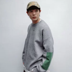 BE15 貳玖製造拼色袖軟料毛衣